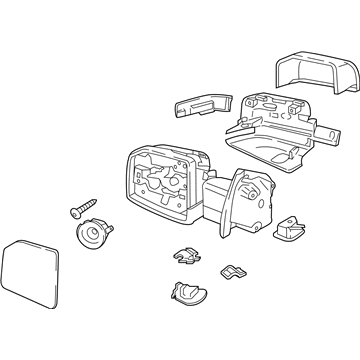 Ford FL3Z-17682-RCPTM Mirror Assembly