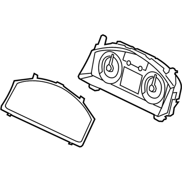 Ford 9L8Z-10849-A Cluster Assembly