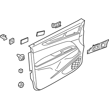 Lincoln EJ7Z-7823942-BA Door Trim Panel