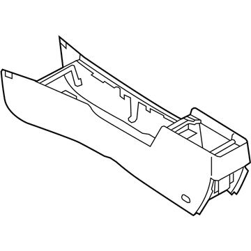 2010 Mercury Milan Center Console Base - AE5Z-54045A36-BB