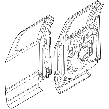 Ford ML3Z-1824631-B DOOR ASY - REAR - LESS HINGES