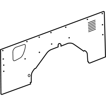 Ford LK4Z-6131012-HC Lower Trim