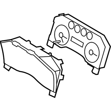 Ford AC3Z-10849-AEA Instrument Cluster