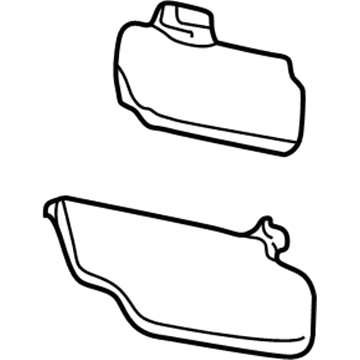 Ford 2C3Z-2504104-CAB Sunvisor