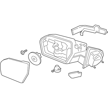 Ford NL1Z-17682-AE Mirror Assembly