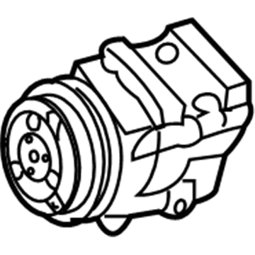 2007 Ford Escape A/C Compressor - 5L8Z-19703-AA