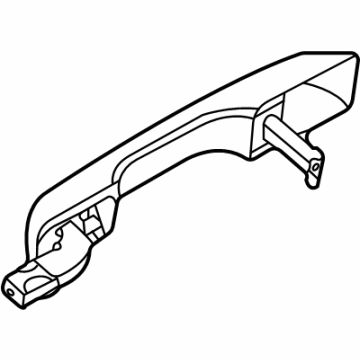 Ford M1PZ-7822404-C Handle, Outside