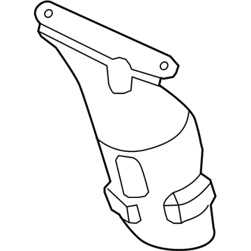 Ford 6E5Z-5E258-BA Converter Shield