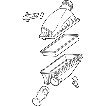 Ford 6W1Z-9600-A Air Cleaner Assembly