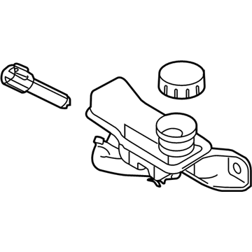 Lincoln 9H6Z-2K478-A Reservoir Tank