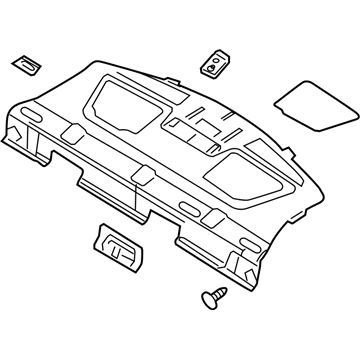 Ford 8E5Z-5446668-FA Panel Assy - Rear Package Tray Trim