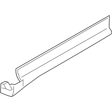 Lincoln 8A5Z-5410176-BA Front Rocker Molding