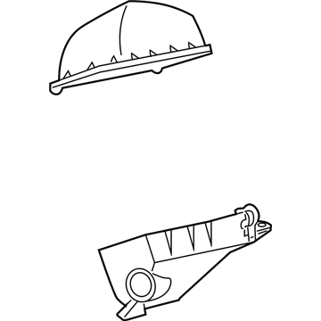 Mercury 6W1Z-9600-A Air Cleaner Assembly