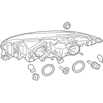 Ford KT1Z-13008-A Headlamp Assembly