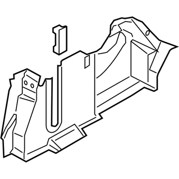 Lincoln DP5Z-5445422-AD Side Trim Panel