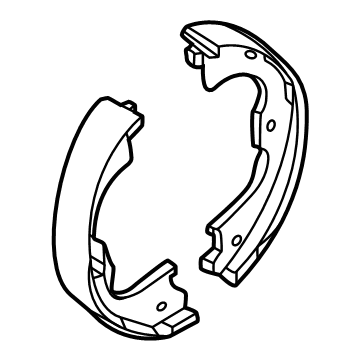 Ford F-250 Super Duty Parking Brake Shoe - PC3Z-2648-A