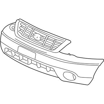 Ford Freestar Bumper - 3F2Z-17D957-MAA