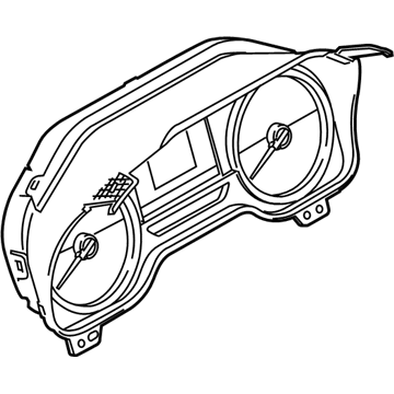 Ford KL3Z-10849-DAC Cluster Assembly