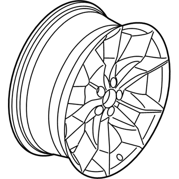 Ford BB5Z-1007-C Wheel, Alloy