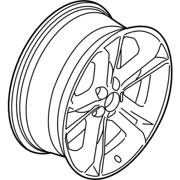 Ford DB5Z-1007-B Wheel, Alloy