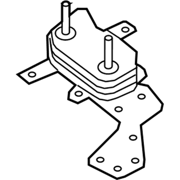 Ford G2GZ-7A095-A Oil Cooler Assembly