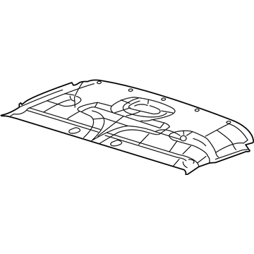 Ford AC2Z-1651940-AB Panel Assy - Roof Trim - Front