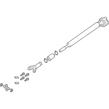 Ford JC3Z-4A376-B SHAFT ASY - DRIVE