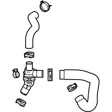 Ford 7R3Z-8286-C Lower Hose