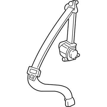 Lincoln XL1Z-78611B68-BAB Retractor Assembly