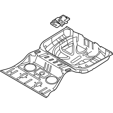 Ford DA8Z-7411160-B Floor Pan Assembly