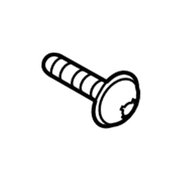 Lincoln -W712518-S424 Upper Center Pillar Trim Retainer Screw