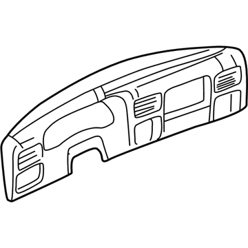 Ford 1C7Z-78044D70-AAA Cluster Panel