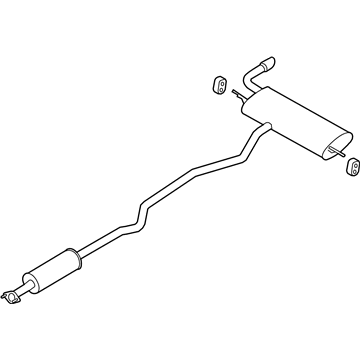 Ford Fusion Muffler - DS7Z-5230-N