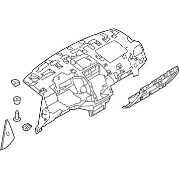 Lincoln BA1Z-7804320-AA Instrument Panel