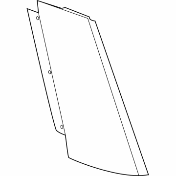 Lincoln LC5Z-78291A08-AA Upper Molding