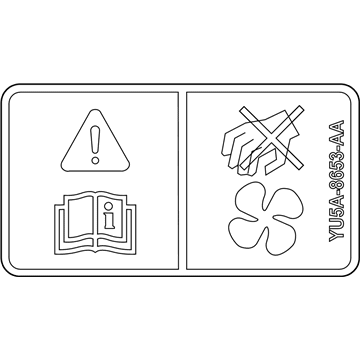 Mercury XW4Z-8653-BA Decal