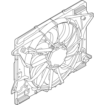 Lincoln Corsair Cooling Fan Assembly - LX6Z-8C607-B