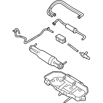 Ford Mustang Vapor Canister - 7R3Z-9D653-D