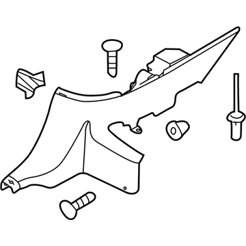 Ford 6R3Z-7631012-AAC Lower Trim Panel