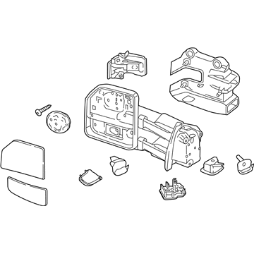 Ford HC3Z-17682-CD Mirror Assembly