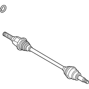 Lincoln DT4Z-4K138-B Axle Assembly