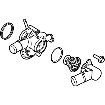 Ford AT4Z-8A586-C Thermostat Housing