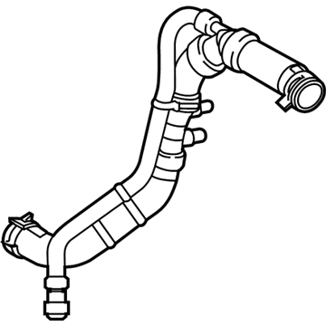 Ford BB5Z-8286-M Lower Hose