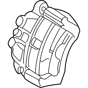 2007 Mercury Monterey Brake Caliper - 6F2Z-2B121-AA