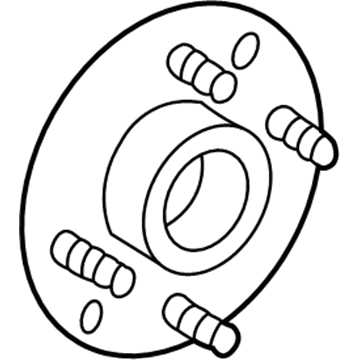 Mercury 3F2Z-1107-AA Wheel Stud