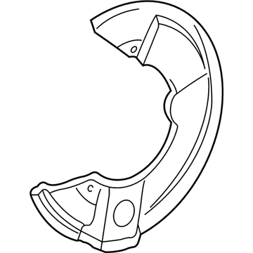 Mercury 3F2Z-2K004-AA Splash Shield