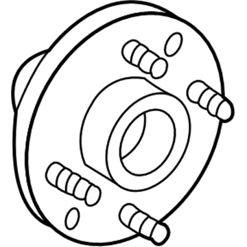 Mercury 3F2Z-1104-AA Hub Assembly