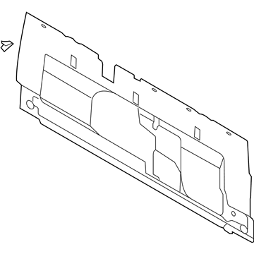 Ford KB3Z-2640374-AC Back Panel Trim