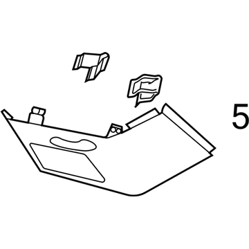 Ford LC5Z-7831010-AA MOULDING - ROOF SIDE TRIM