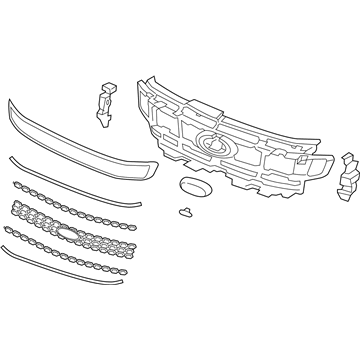 Ford JL1Z-8200-PC Grille Assembly